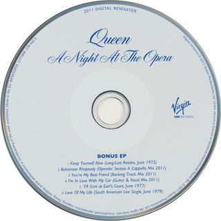 Queen : A Night At The Opera (CD, Album, RE, RM + CD, EP)