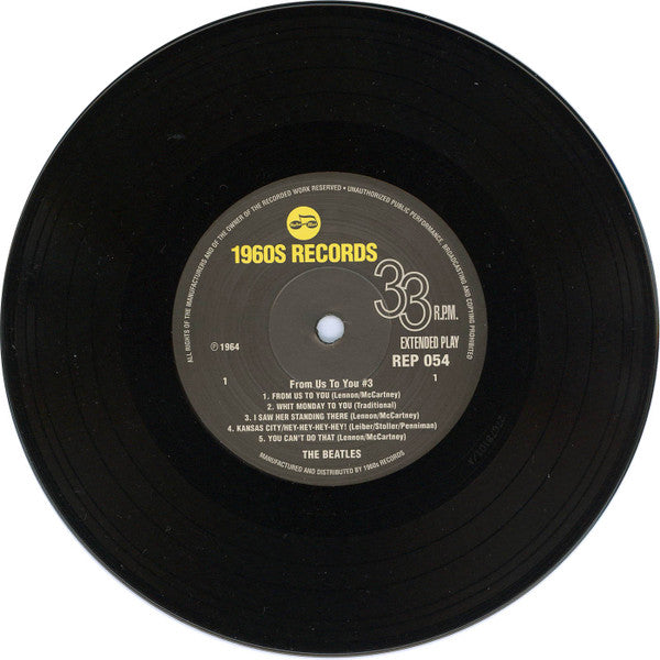 The Beatles : From Us To You #3 May 1964  (7", EP, Mono, Unofficial)