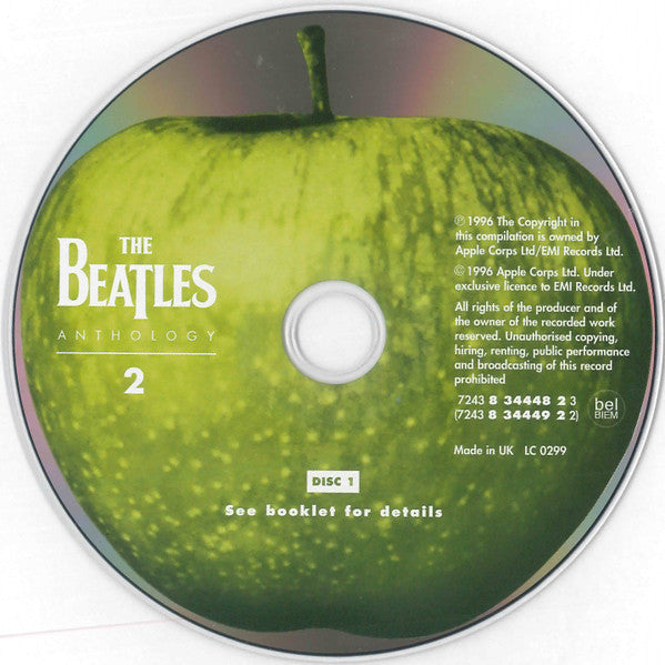 The Beatles : Anthology 2 (2xCD, Album, Mono, arv)