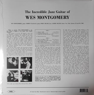 Wes Montgomery : The Incredible Guitar Of (LP, Album, Dlx, RE, Gat)
