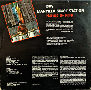 Ray Mantilla Space Station : Hands Of Fire (LP, Album)