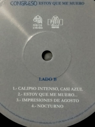 Congreso : Estoy Que Me Muero... (LP, Album, RE)