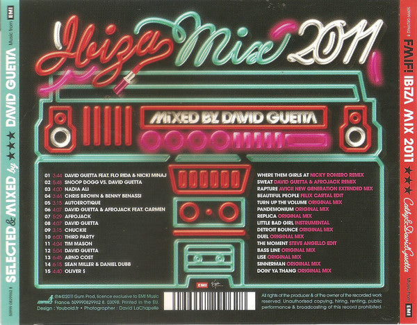 Cathy Guetta & David Guetta : F*** Me I'm Famous Ibiza Mix 2011 (CD, Comp, Mixed)