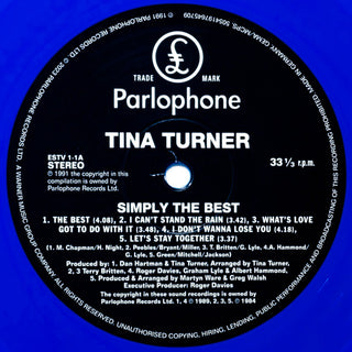 Tina Turner : Simply The Best (2xLP, Comp, Ltd, RE, Blu)