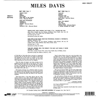 Miles Davis : Volume 2 (LP, Comp, Mono, RE, 180)