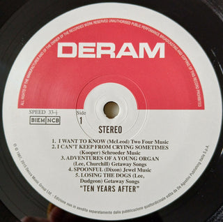 Ten Years After : Ten Years After (LP, Album, RE, 180)