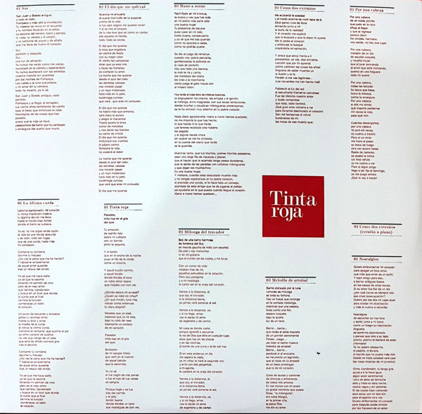 Andrés Calamaro : Tinta Roja (LP, Album)