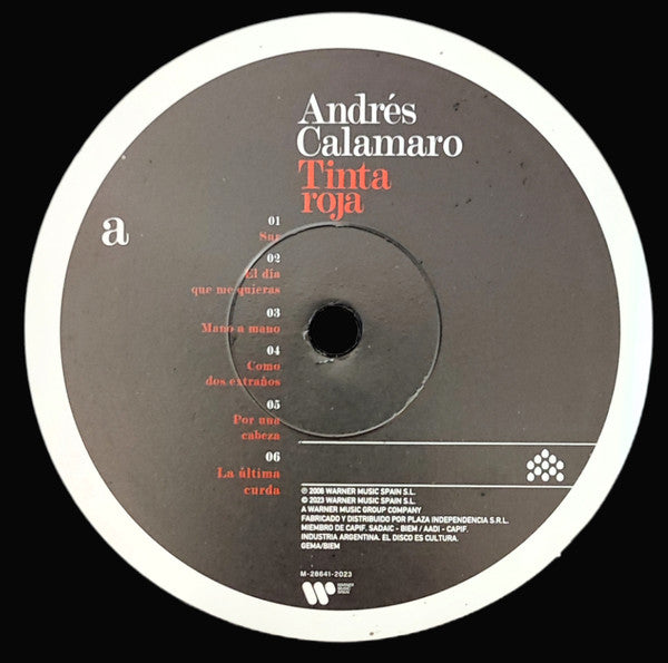 Andrés Calamaro : Tinta Roja (LP, Album)