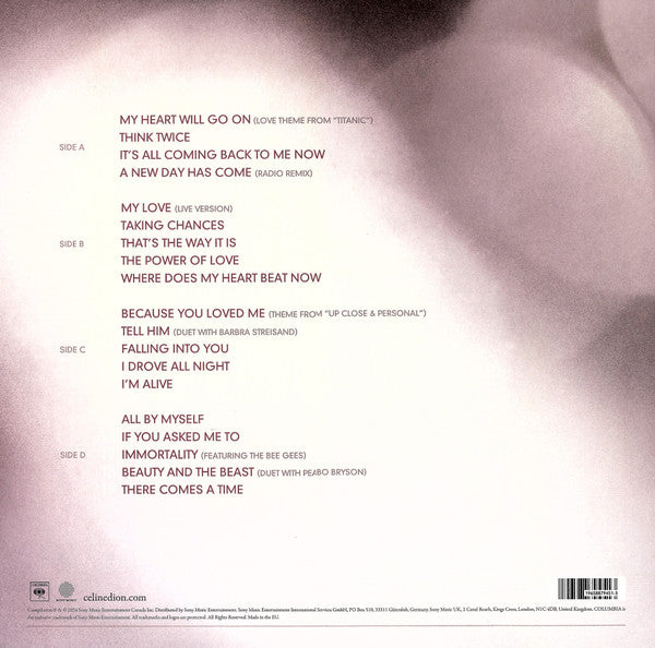 Céline Dion : My Love Essential Collection (2xLP, Comp, RE)