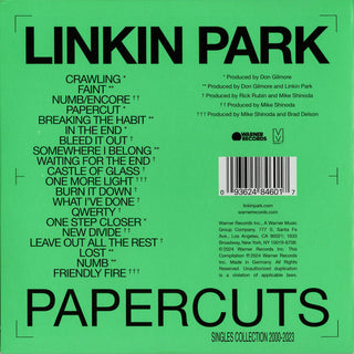 Linkin Park : Papercuts (CD, Album, Comp, Dig)