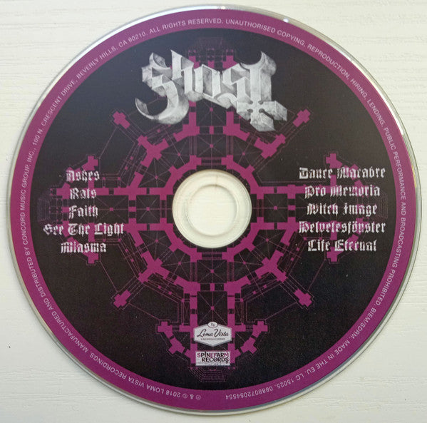Ghost (32) : Prequelle (CD, Album, RE, Gat)