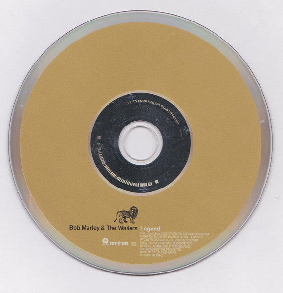 Bob Marley & The Wailers : Legend (The Best Of Bob Marley & The Wailers) (CD, Comp, RE)