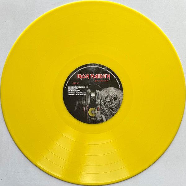 Iron Maiden : Live In New York (LP, Album, Unofficial, Yel)