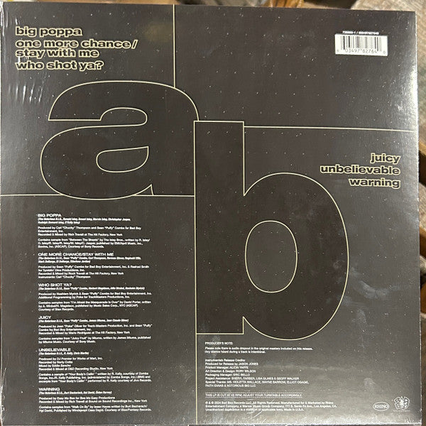 The Notorious B.I.G.* : Ready To Die Instrumentals (LP, RSD, Ltd)