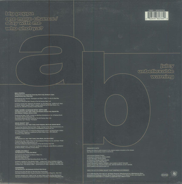 The Notorious B.I.G.* : Ready To Die Instrumentals (LP, RSD, Ltd)