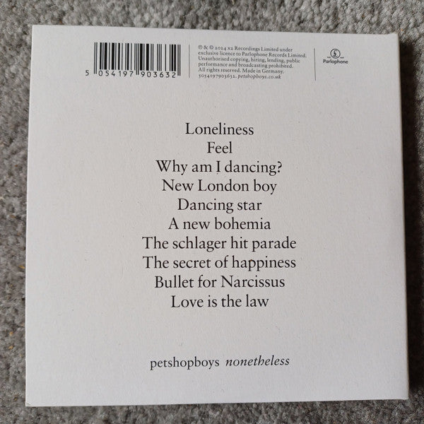 Pet Shop Boys : Nonetheless (CD, Album, Gat)