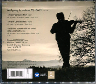Renaud Capuçon / Antoine Tamestit / Scottish Chamber Orchestra / Louis Langrée - Mozart* : Violin Concertos Nos. 1 & 3 / Sinfonia Concertante (CD, Album, RE)