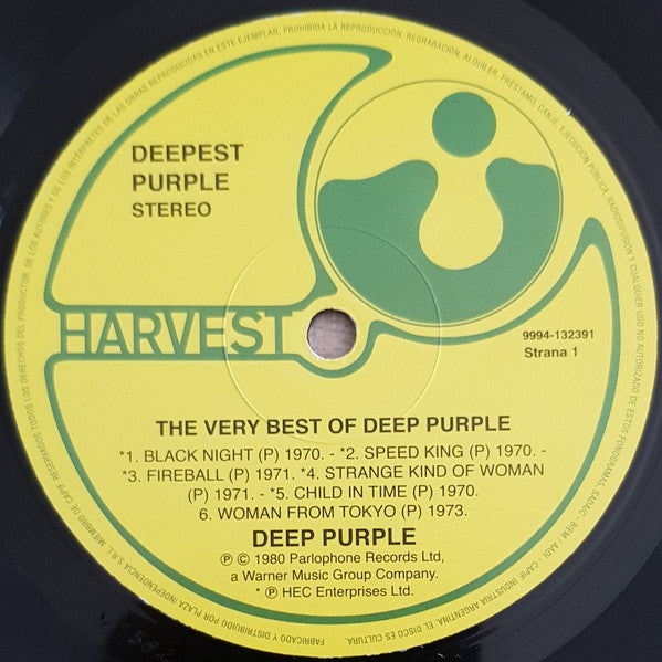 Deep Purple : Deepest Purple (LP, Comp, RE, S/Edition)