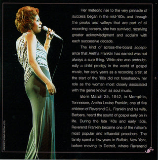 Aretha Franklin :  Aretha's Best (CD, Comp, RE, RM, Tec)