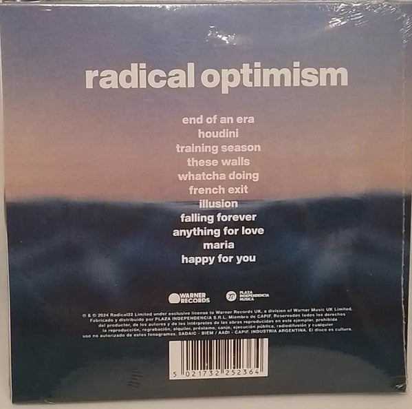 Dua Lipa : Radical Optimism (CD, Album)