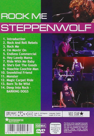 Steppenwolf : Rock Me (DVD, Unofficial)