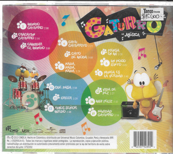 Various : Gaturro: La Música (CD, Comp)