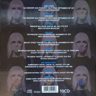 Blondie : Live (10xCD, Unofficial)