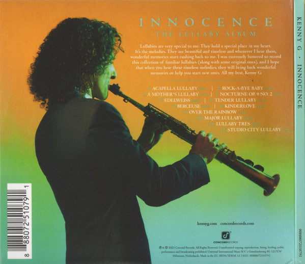 Kenny G (2) : Innocence (CD, Album, Dig)