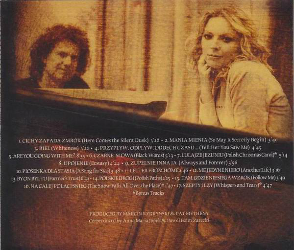 Pat Metheny & Anna Maria Jopek : Upojenie (CD, Album, RE)