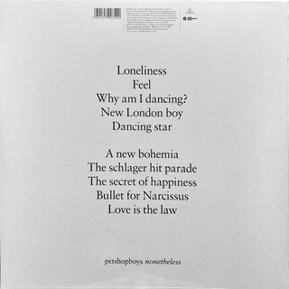 Pet Shop Boys : Nonetheless (LP, Album)