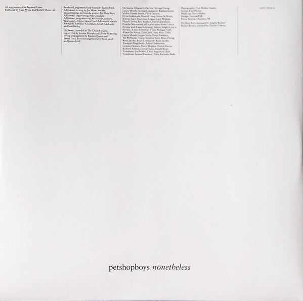 Pet Shop Boys : Nonetheless (LP, Album)