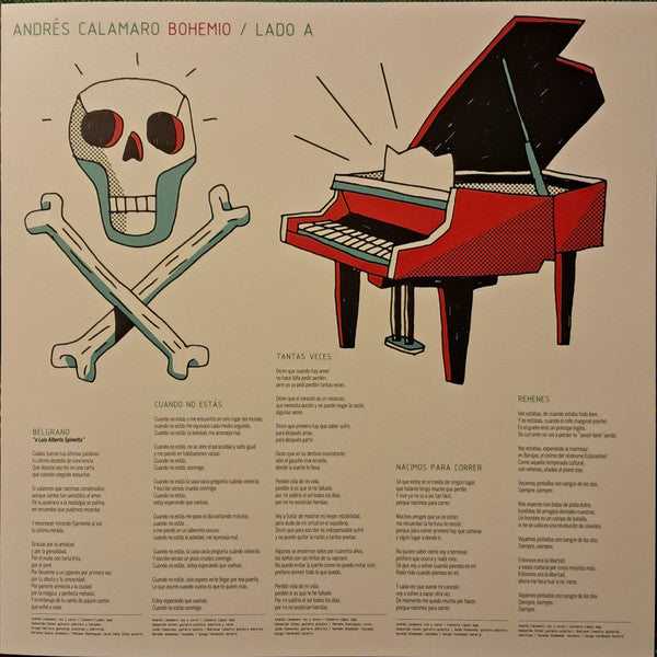 Andrés Calamaro : Bohemio (LP, Album, RE)