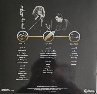 Jimmy Page, Robert Plant : Friends: Live In San Jose 1995 (LP, Ltd, Unofficial, Cle)