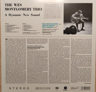 The Wes Montgomery Trio : The Wes Montgomery Trio -  A Dynamic New Sound: Guitar/Organ/Drums  (LP, RP)
