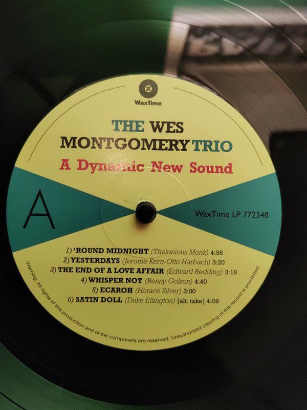 The Wes Montgomery Trio : The Wes Montgomery Trio -  A Dynamic New Sound: Guitar/Organ/Drums  (LP, RP)