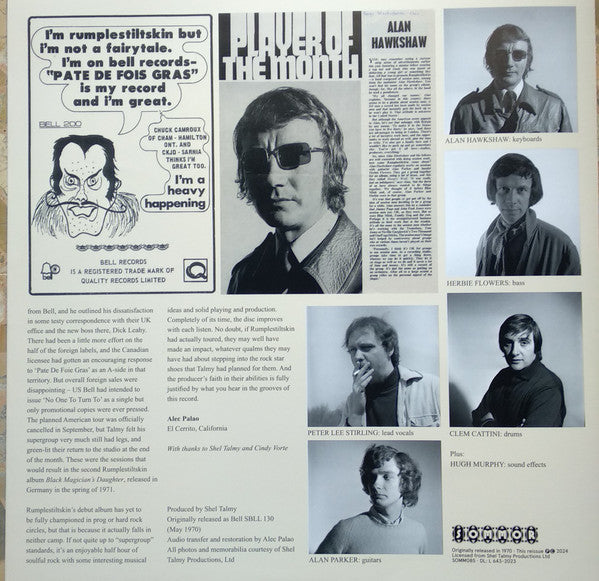 Rumplestiltskin : Rumplestiltskin (LP, Album, Ltd, RE, Gre)