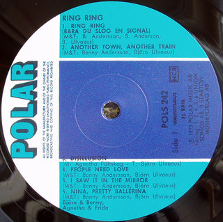 Björn & Benny, Agnetha & Anni-Frid : Ring Ring (LP, Album, RE, RM, 180)
