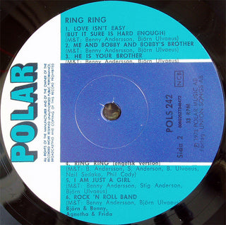 Björn & Benny, Agnetha & Anni-Frid : Ring Ring (LP, Album, RE, RM, 180)