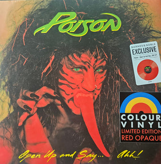 Poison (3) : Open Up and Say...Ahh! (LP, Album, Ltd, RE, Red)