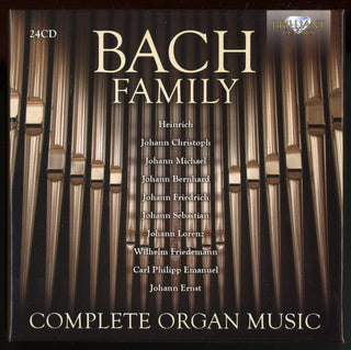 Various : Bach Family - Complete Organ Music (24xCD, Comp, RE + Box)