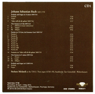 Various : Bach Family - Complete Organ Music (24xCD, Comp, RE + Box)