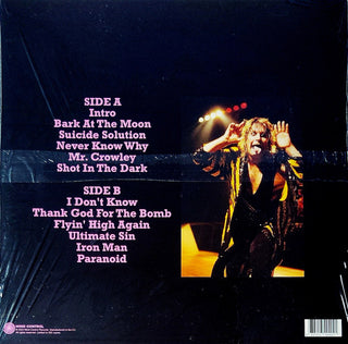 Ozzy Osbourne : A Nameless Grave: Live At Kemper Arena, Kansas City, MO 28th April 1986 - FM Broadcast (LP, Ltd, Unofficial)