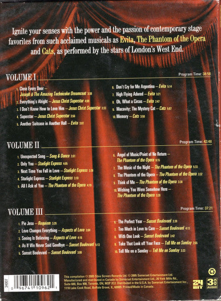 Various : Encore! The Music Of Andrew Lloyd Weber (3xCD, Comp)