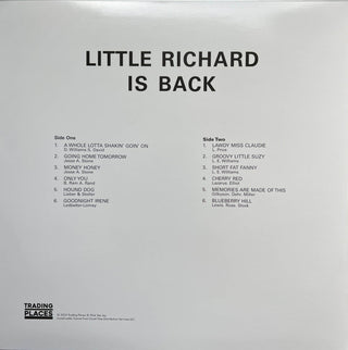 Little Richard : Little Richard Is Back (LP, Album, RE)