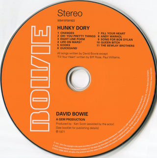 David Bowie : Hunky Dory (CD, Album, RE, RM, Dig)