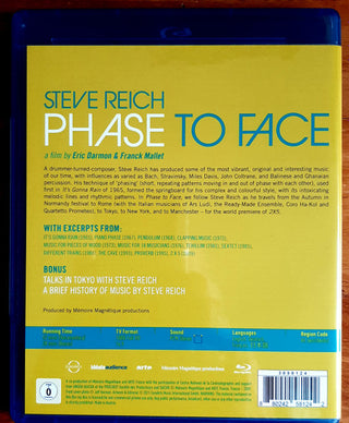 Steve Reich : Phase To Face - A Film By Eric Darmon & Franck Mallet (Blu-ray)