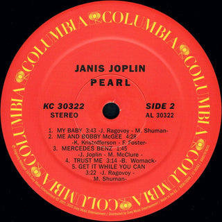 Janis Joplin : Pearl (LP, Album, RE)