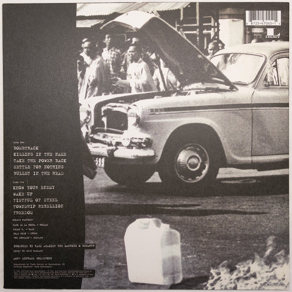 Rage Against The Machine : Rage Against The Machine (LP, Album, MP, RE, RM, 180)