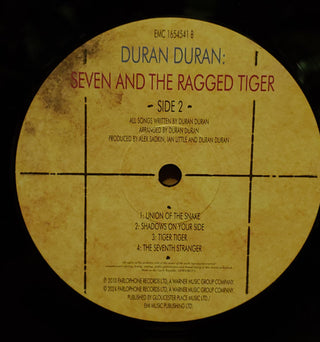 Duran Duran : Seven And The Ragged Tiger (LP, Album, RE, RM)
