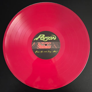 Poison (3) : Open Up and Say...Ahh! (LP, Album, Ltd, RE, Red)